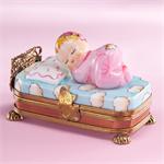 Limoges Baby Girl in Bed Box